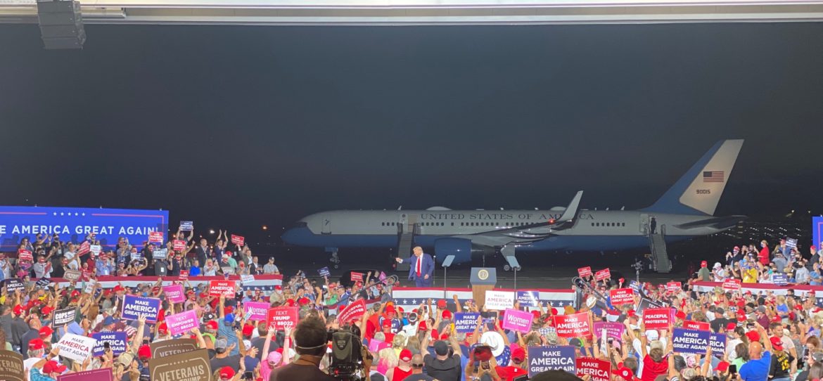 Trump drives massive crowd in Latrobe, PA